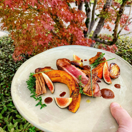 Magret de canard au jus de figue