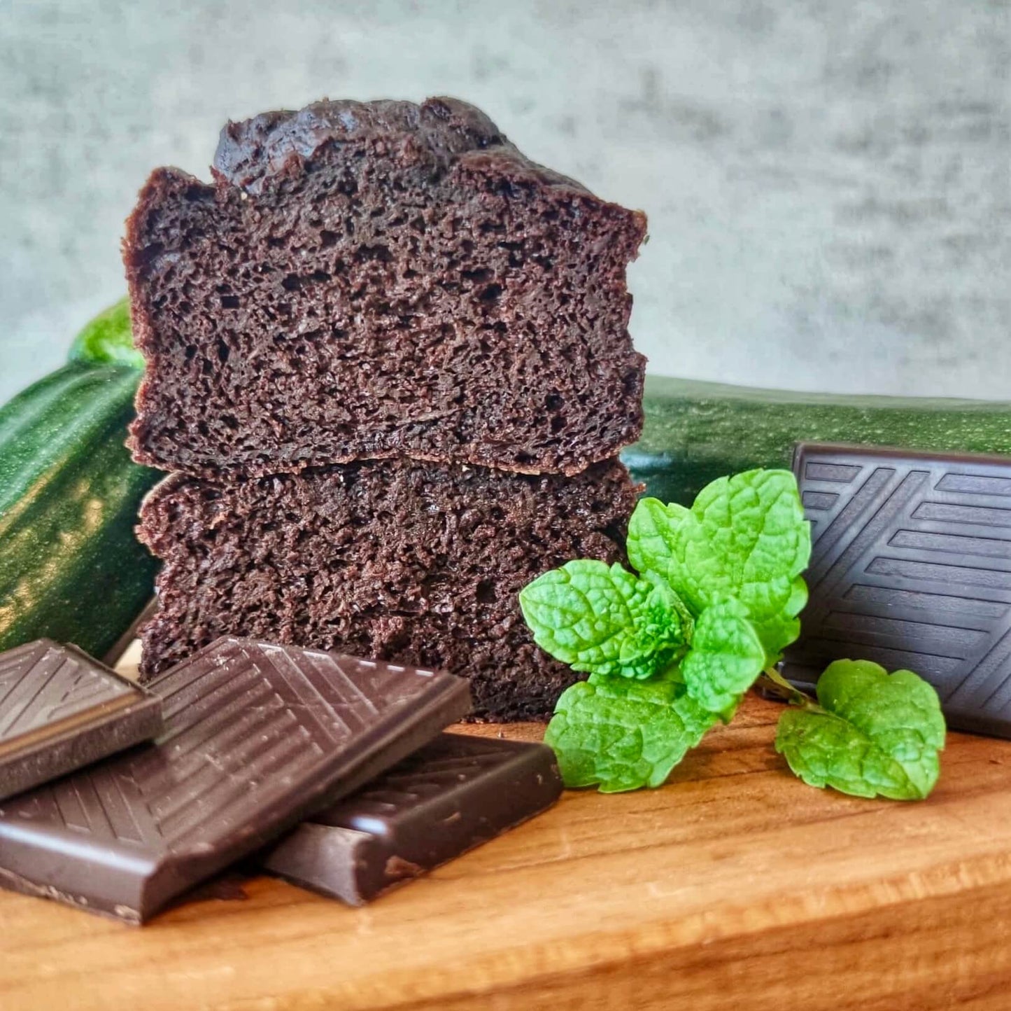 Fondant au chocolat et courgette