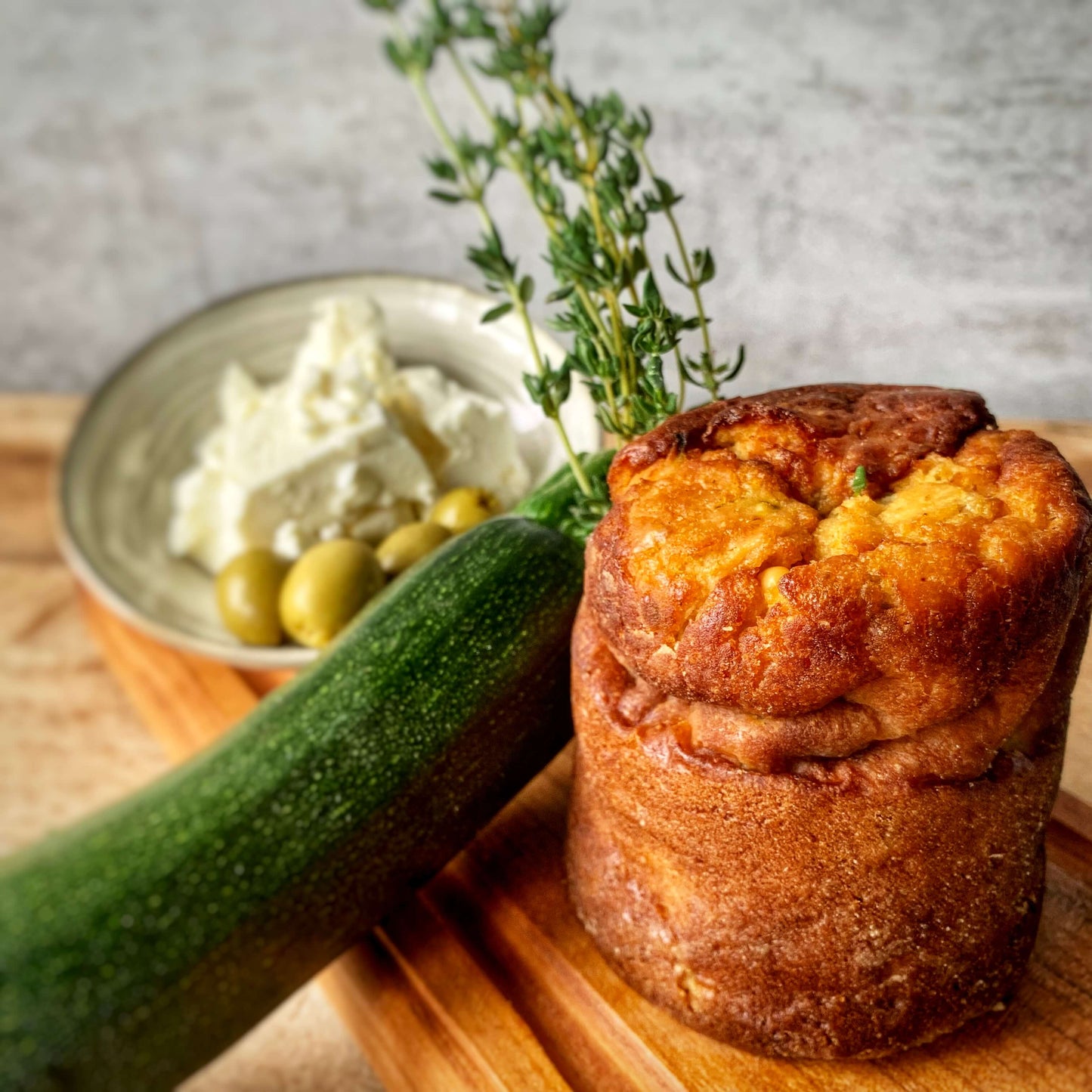 Cake moelleux aux courgettes & feta