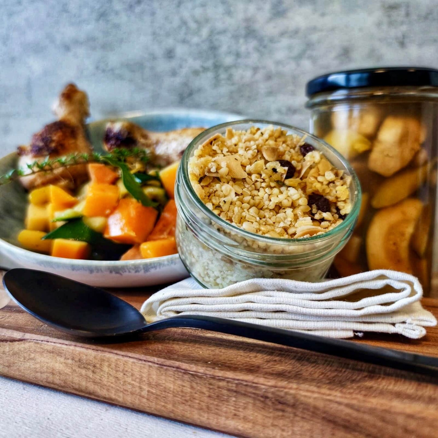 Couscous au poulet & pruneaux