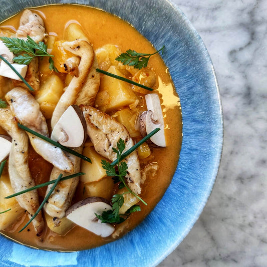 Curry panang aux aiguillettes de poulet
