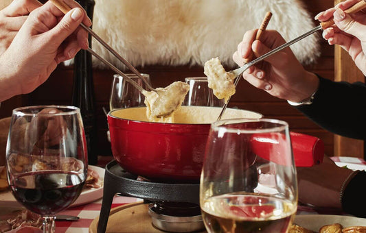 Fondue au fromage suisse