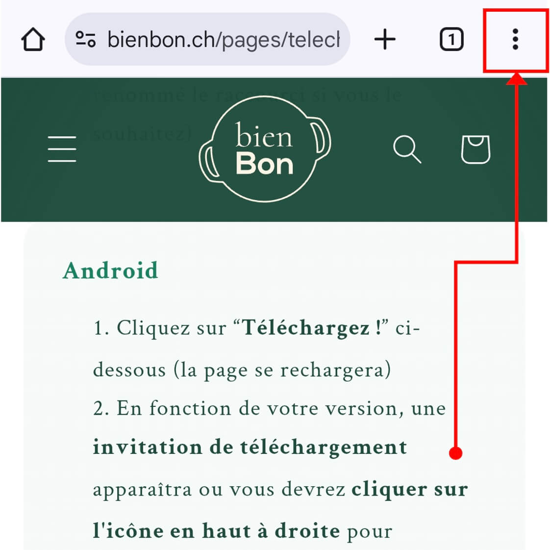 Android PWA installer