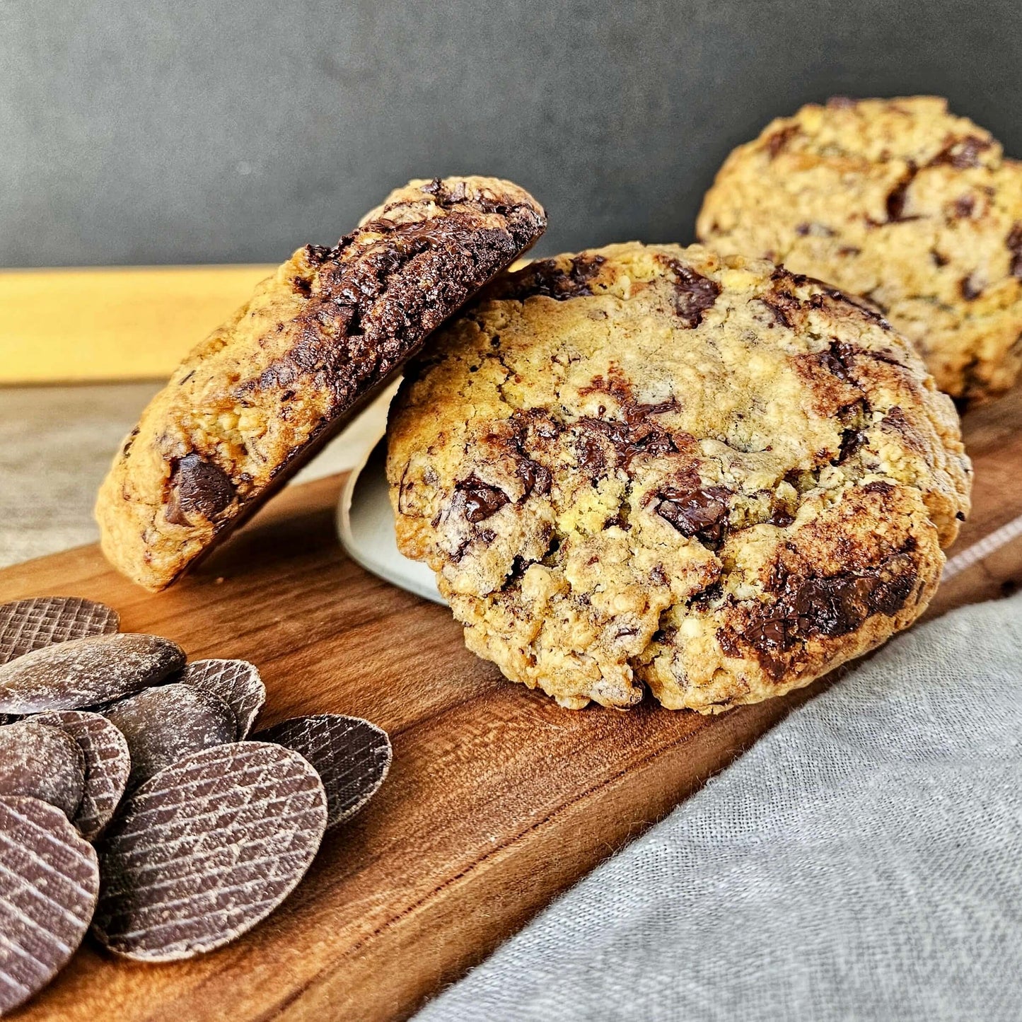 Cookies à l'avoine & pépites de chocolat noir (x3)