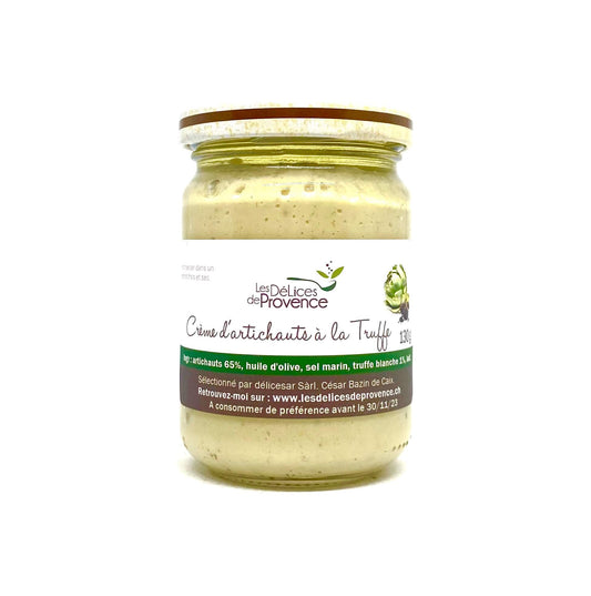 Crème d'artichaut à la truffe blanche