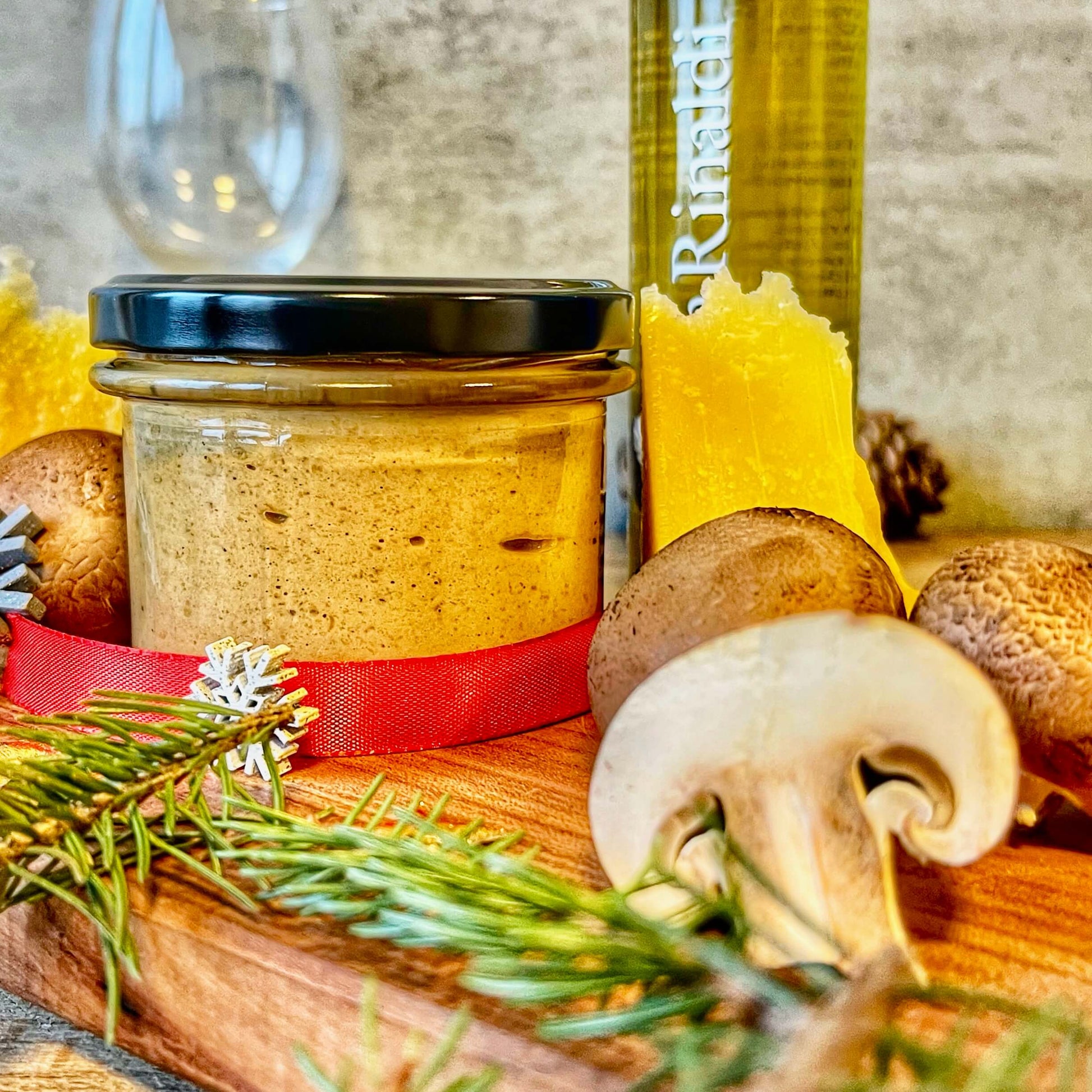 Crémeux aux bolets & huile de truffe blanche