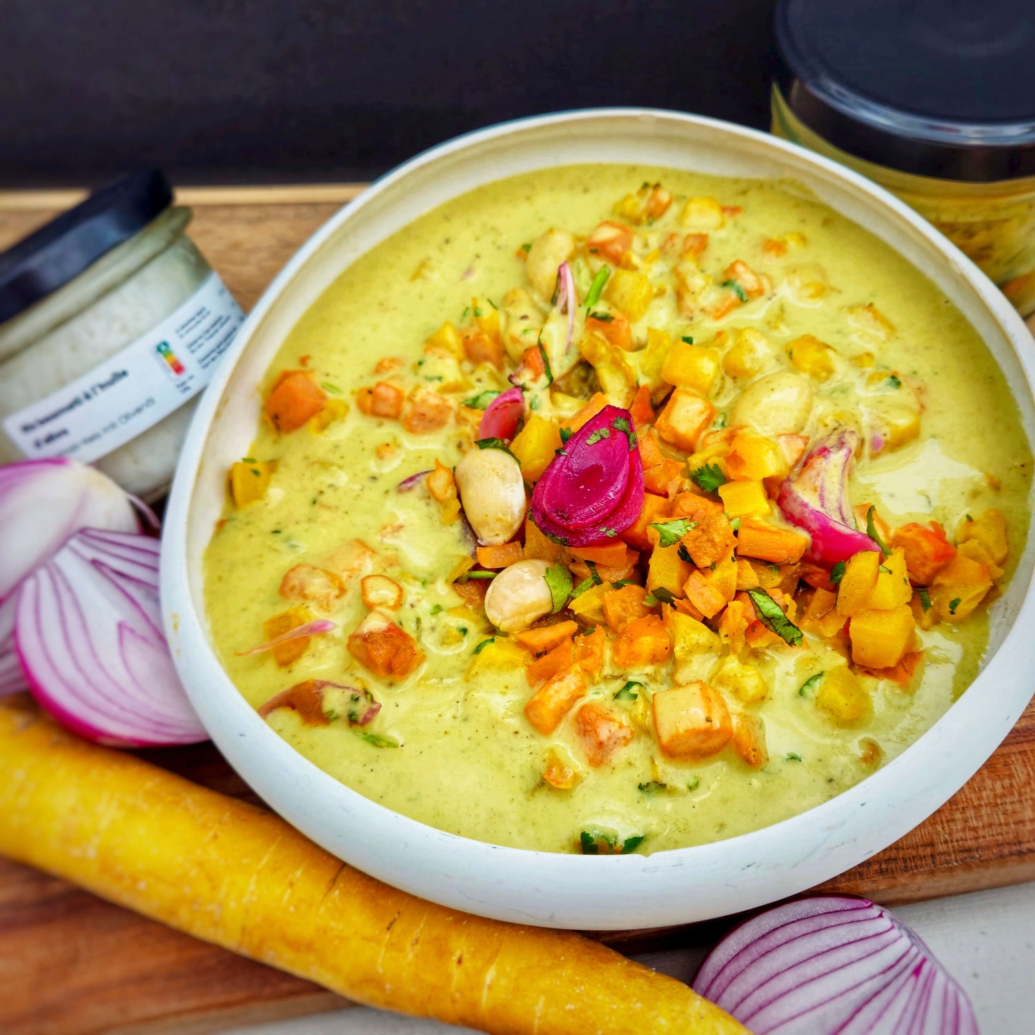 Curry madras de légumes fondants