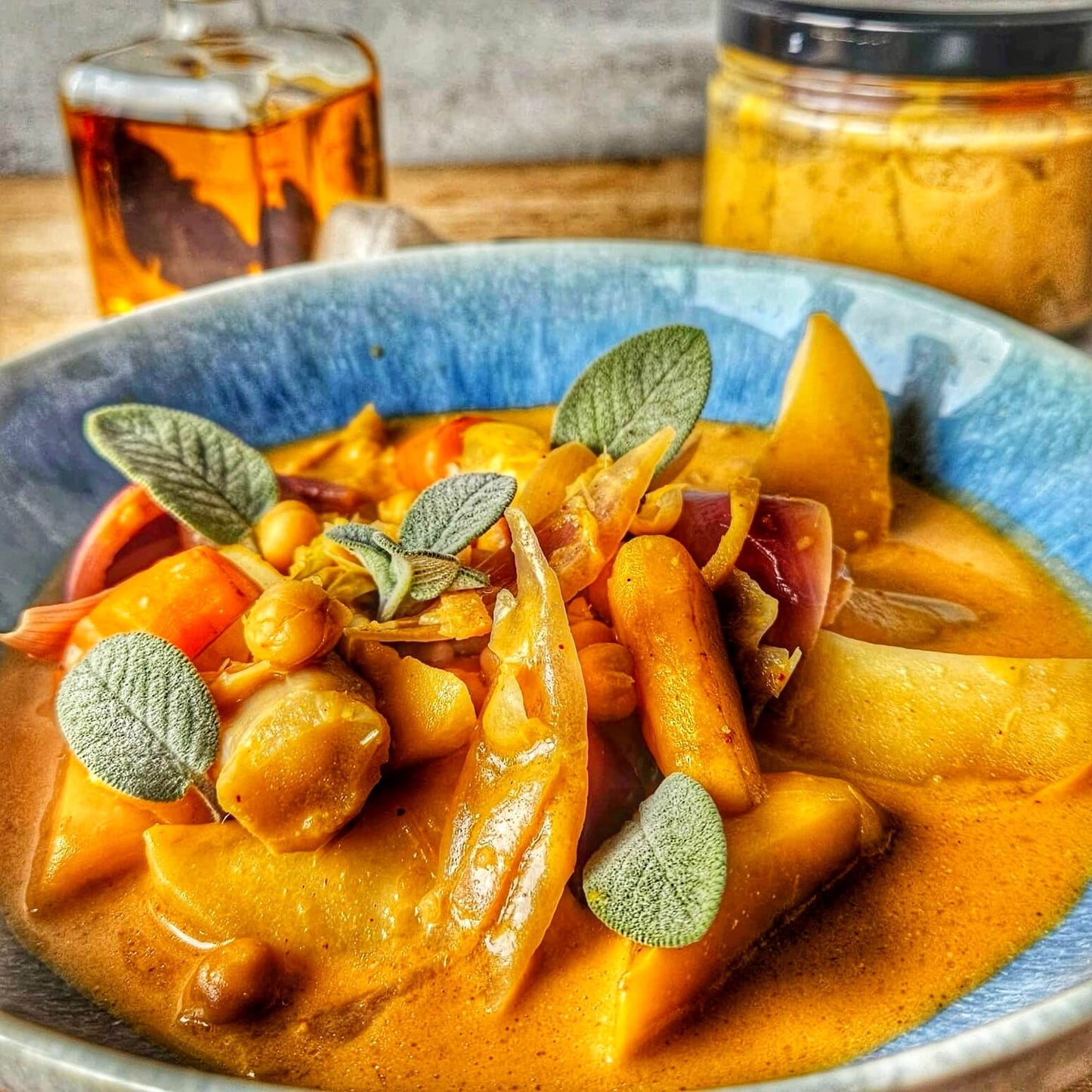 Curry Massaman de légumes épicé