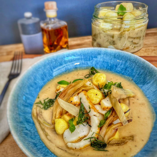 Gnocchi de pommes de terre & calamar