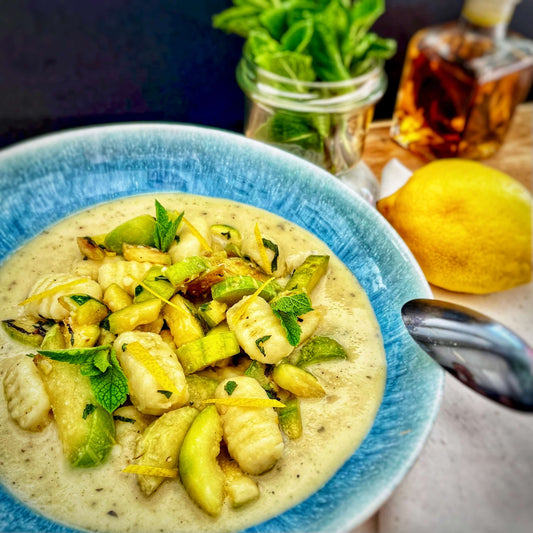 Gnocchi de pommes de terre aux courgettes