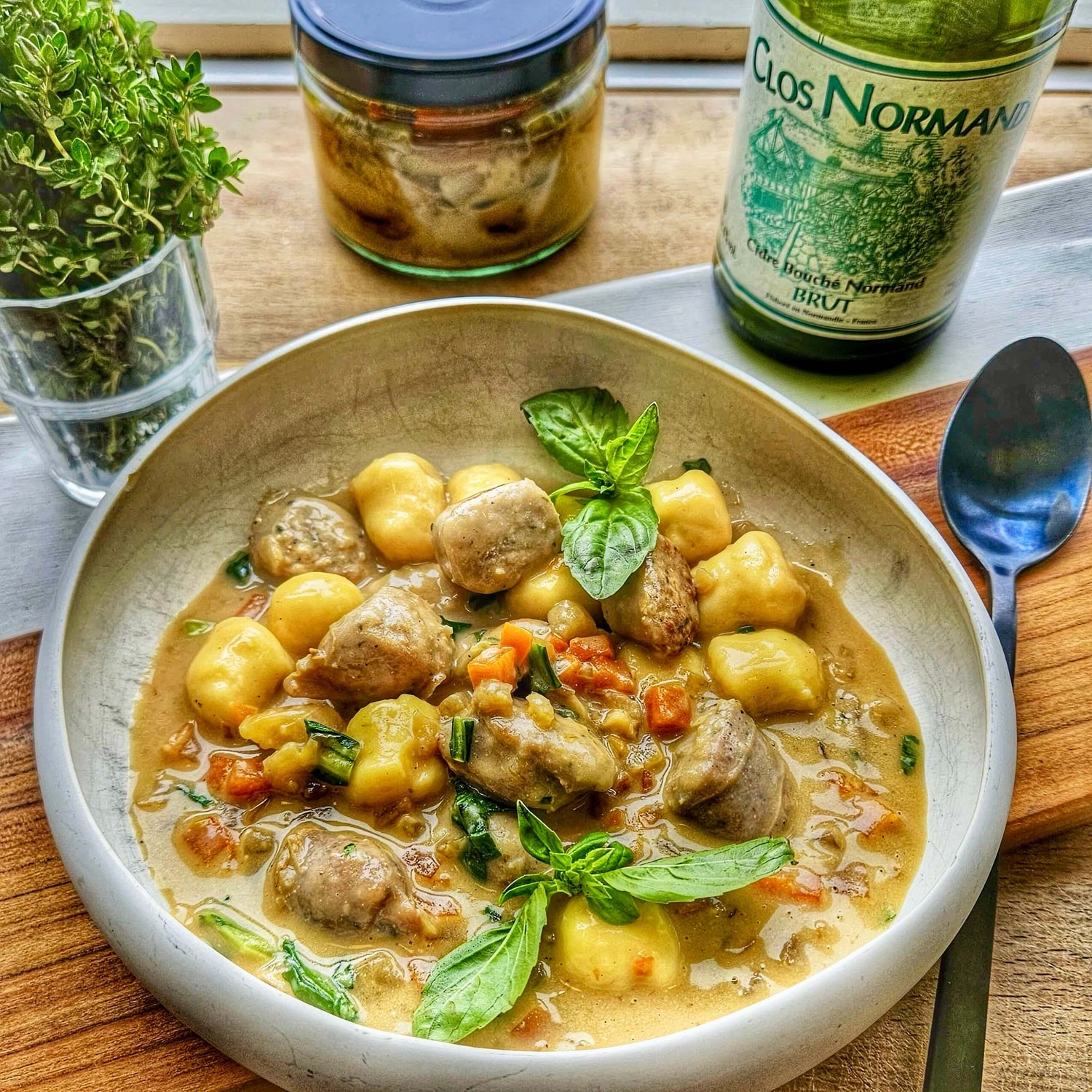 Gnocchi & saucisse de St Prex