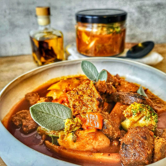 Goulash de seitan (bio)