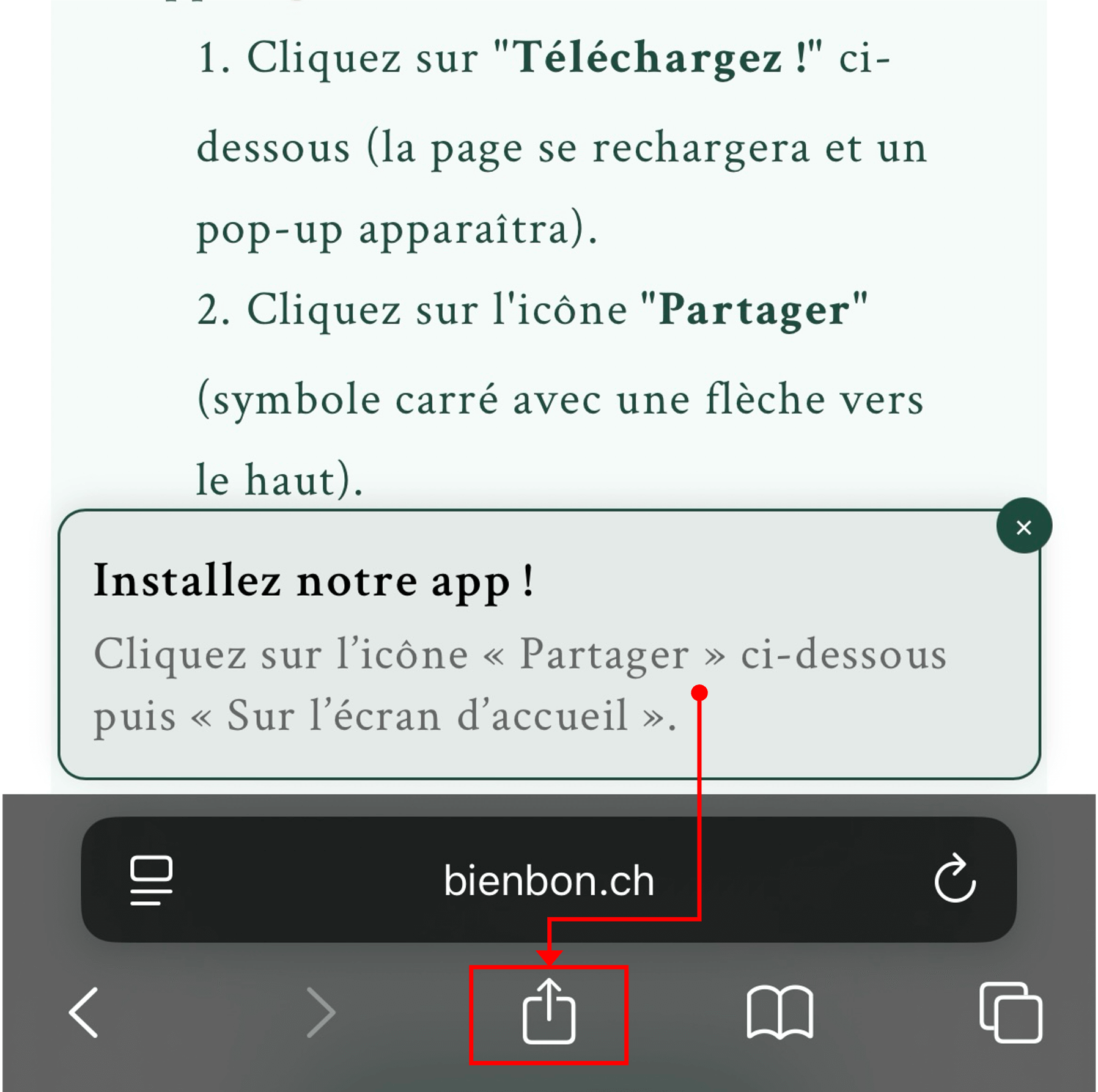Ios PWA installer