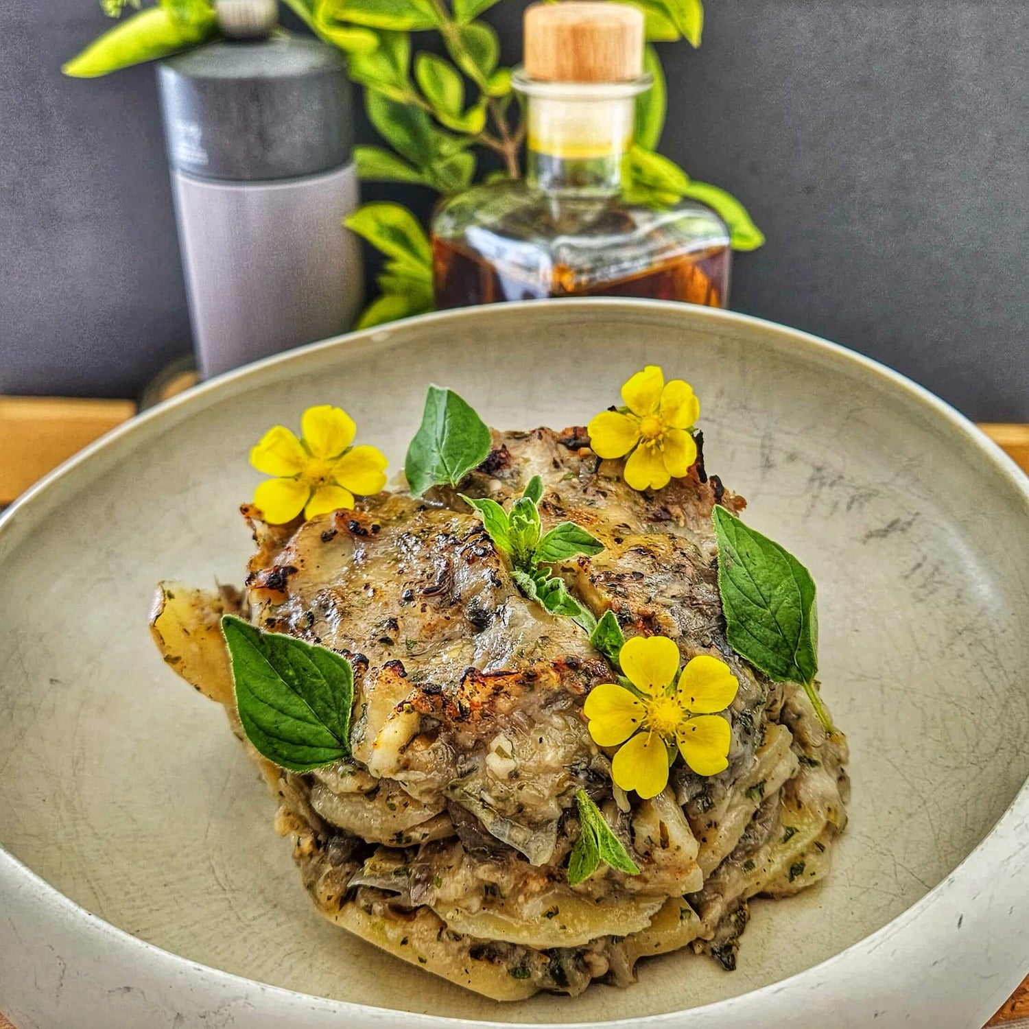Millefeuille de pommes de terre "du berger" à la tomme de brebis