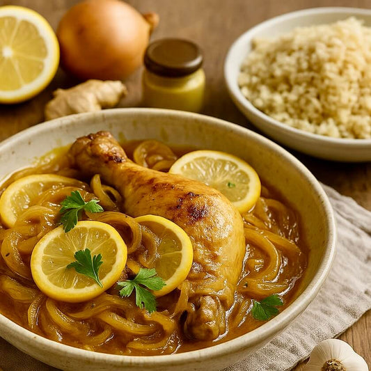 Poulet "Yassa" aux oignons