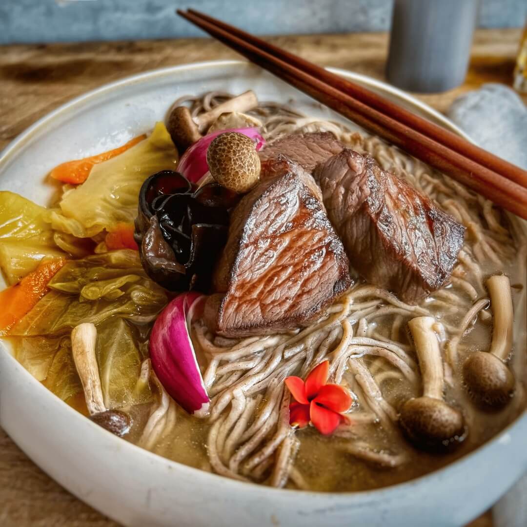 Ramen de boeuf fondant