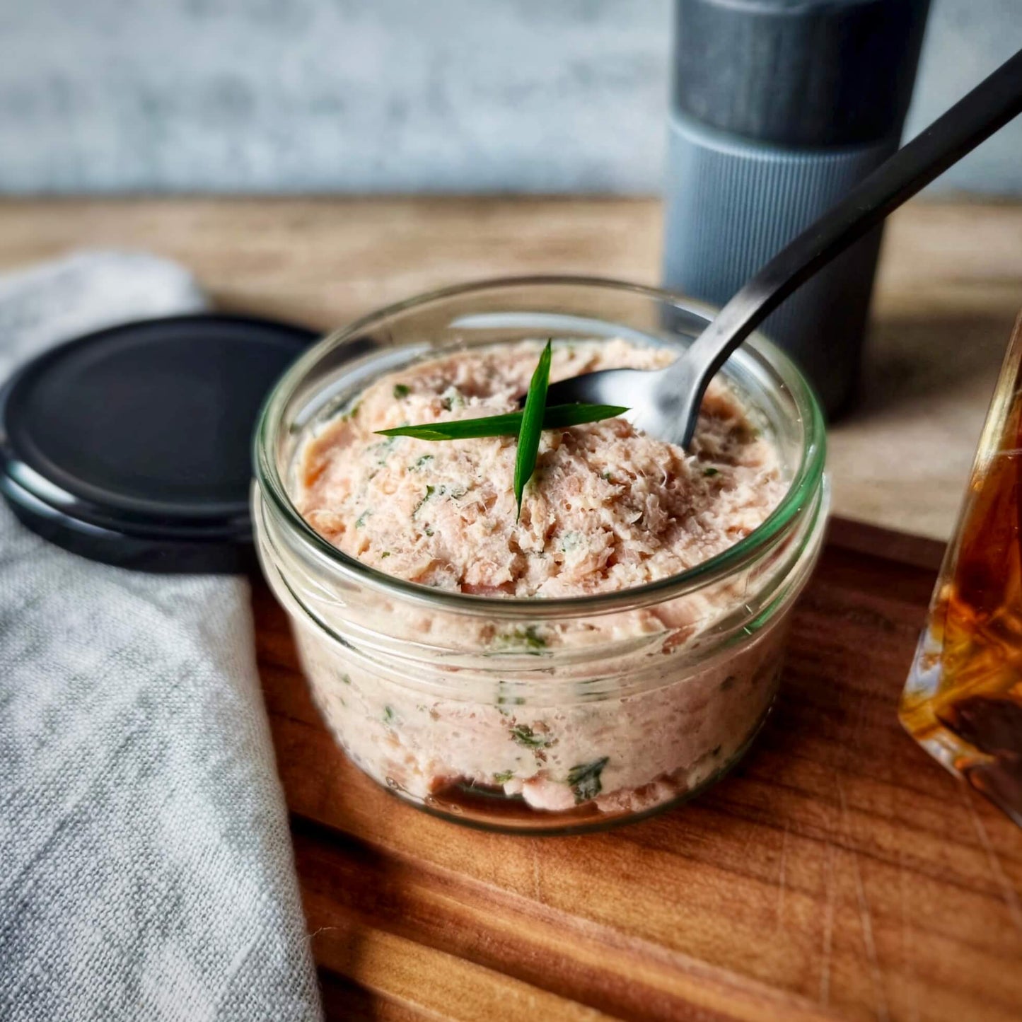 Rillettes de truite et lime