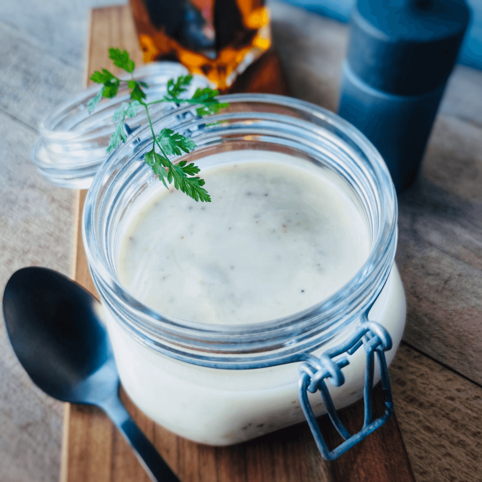 Velouté de panais à l'huile de truffe blanche